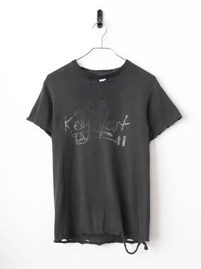 Super Rare True Vintage 90's Key West Sun Faded Distressed Shirt